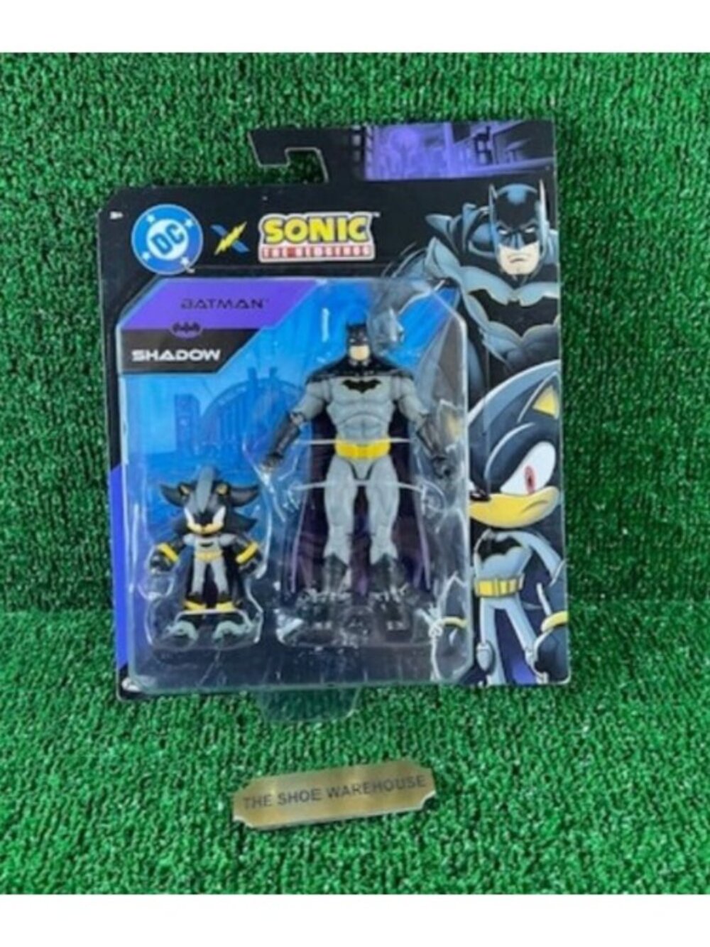 DC X Sonic the Hedgehog Batman and Shadow 2 Pack Jakks Pacific Wave 1 NEW